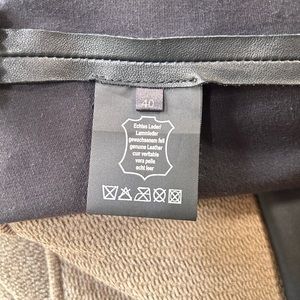 Black Leather leggings from Jacob Lee London. Brand new with the tag.
